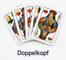 Doppelkopf-Kartenspiel